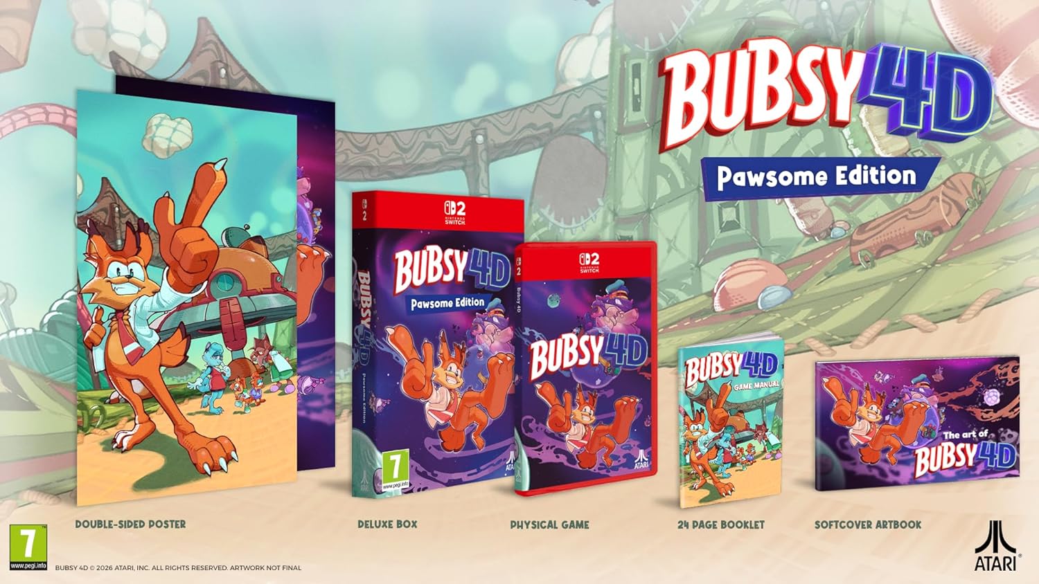Bubsy 4D - Pawsome Edition (Nintendo Switch 2) - Image 2