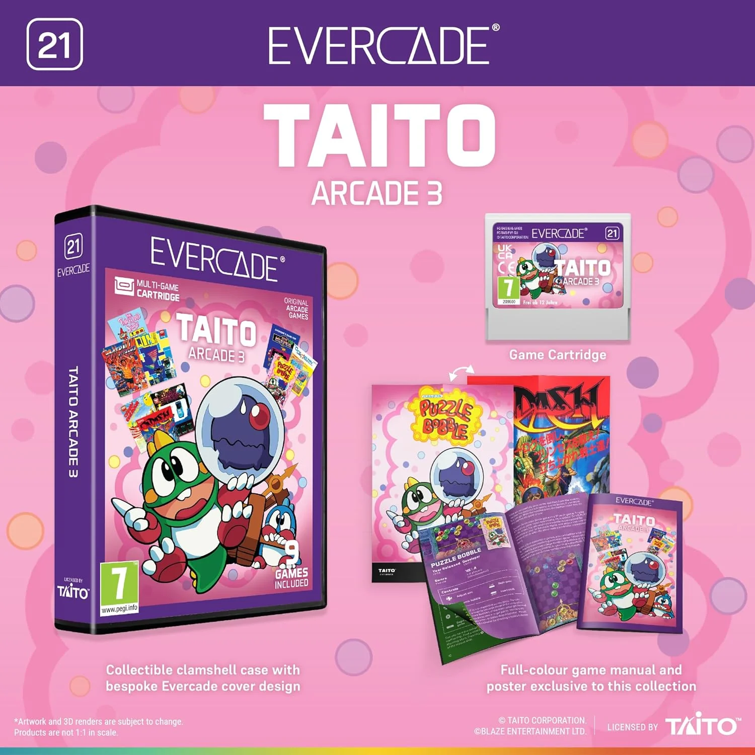 Evercade TAITO Arcade 3, Cartridge 21 - Image 3