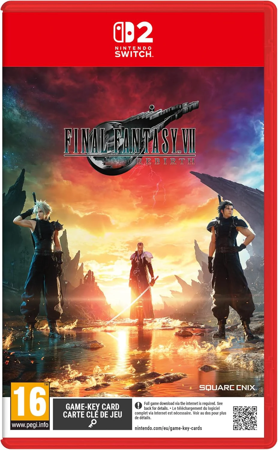 Final Fantasy VII Rebirth (Nintendo Switch 2) (Includes Magic: The Gathering—FINAL FANTASY ‘Zack Fair’ promo card)