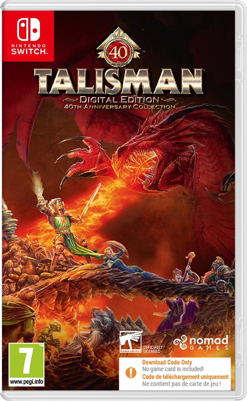 Talisman: Digital Edition 40 Anniversary Edition (Nintendo Switch) (Code In A Box)