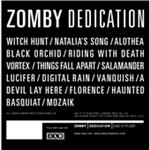 Zomby - Dedication (Music CD)